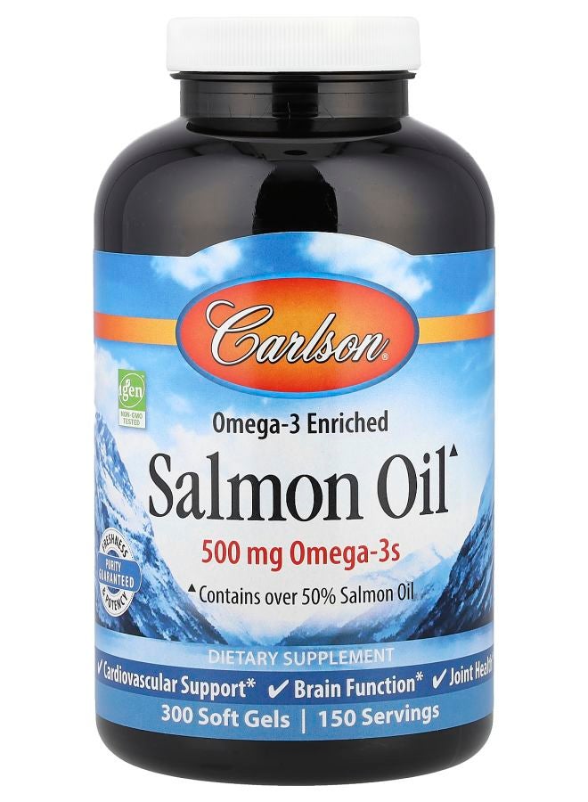 Carlson زيت السلمون 300 كبسولة لينة - Image 1