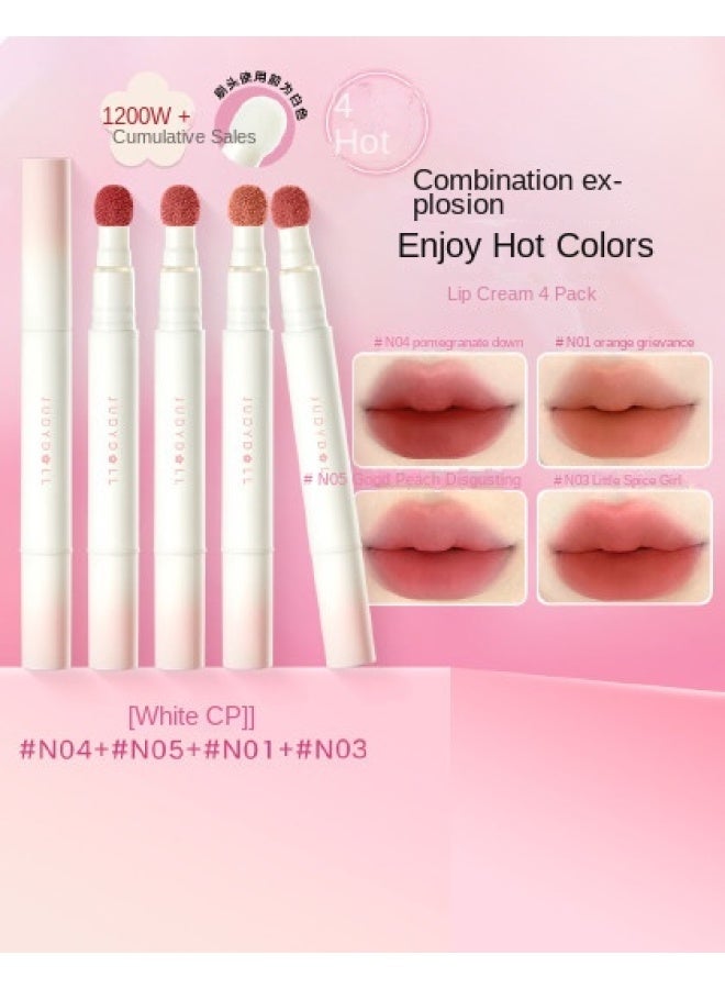 Matte Lipstick, International Luxury Brand, Long-lasting, Non-smudge, Hydrating, Waterproof, Transfer-resistant, Muted Pink Shade - Image 2