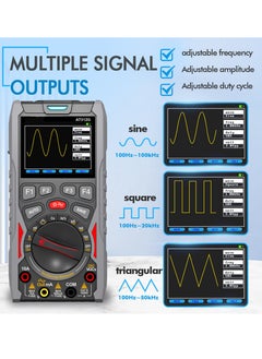 Generic AT312G 3 in 1 Oscilloscope Digital Scope Multimeter with 12MHz Bandwidth 50MSa/s Sampling Rate Built-in Generator Multiple Multimeter Tester Function  - Image 3