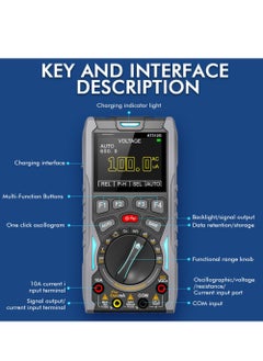 Generic AT312G 3 in 1 Oscilloscope Digital Scope Multimeter with 12MHz Bandwidth 50MSa/s Sampling Rate Built-in Generator Multiple Multimeter Tester Function  - Image 2