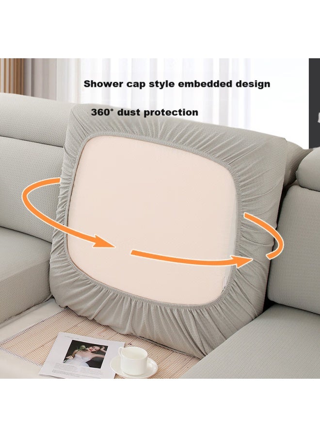 MUJI Wuyinliangpin All-inclusive Sofa Cover, Waterproof, Suitable For All Seasons, Versatile Elastic Sofa Cushion Protector, Single Seat - Image 5