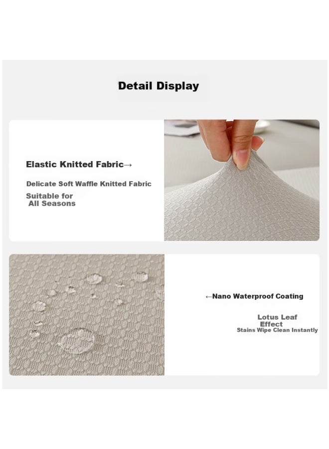MUJI Wuyinliangpin All-inclusive Sofa Cover, Waterproof, Suitable For All Seasons, Versatile Elastic Sofa Cushion Protector, Single Seat - Image 4