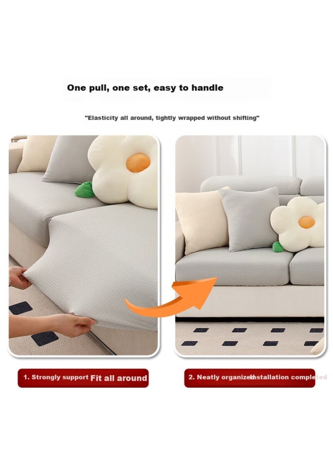 MUJI Wuyinliangpin All-inclusive Sofa Cover, Waterproof, Suitable For All Seasons, Versatile Elastic Sofa Cushion Protector, Single Seat - Image 2