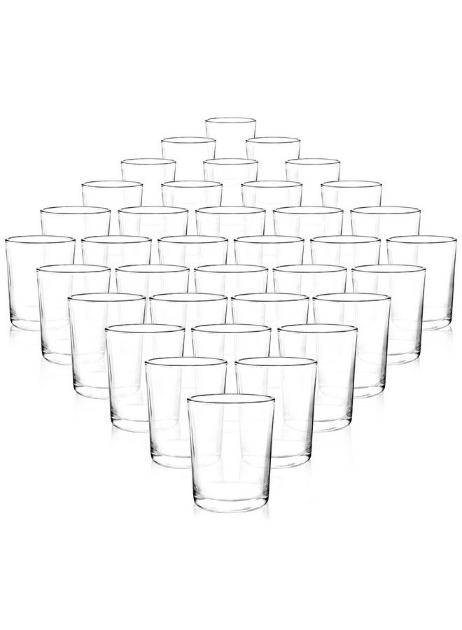 Comrzor Comrzor Set of 36 Clear Tealight Candle Holders, Glass Votive Candle Holders Bulk, Floating Candle Holder for Table Centerpieces, Wedding Propose Party Home Decor  - Image 1