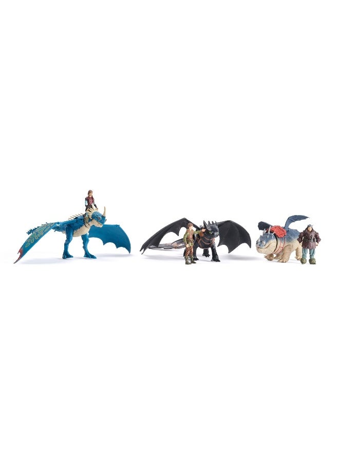 DreamWorks DreamWorks How to Train Your Dragon Viking and Dragon Figures Set (Assorted)  - Image 3