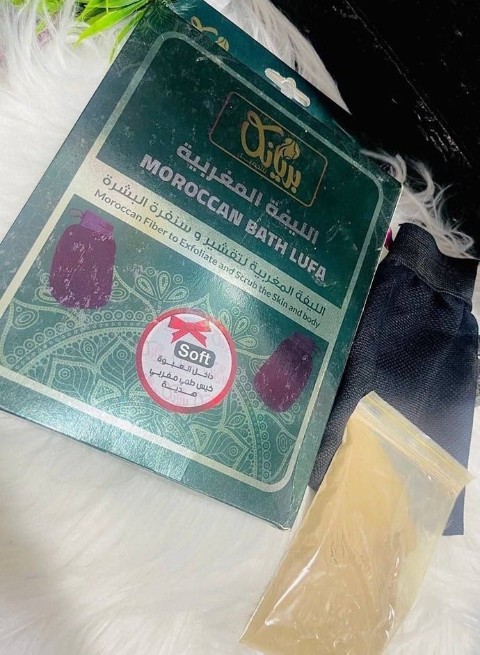 الليفة المغربية لتقشير وسنفرة البشرة والجسم من بريانكا - Image 2