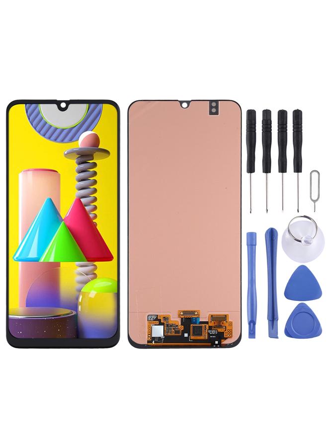 erorex Replacement Super AMOLED LCD Screen for Samsung Galaxy M31 / Galaxy M31 Prime with Digitizer Full Assembly Black - Image 1