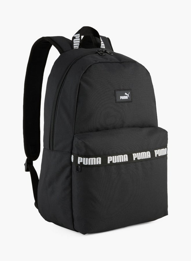 PUMA Puma Solid School Backpack with Adjustable Straps and Zip Closure  - Image 1