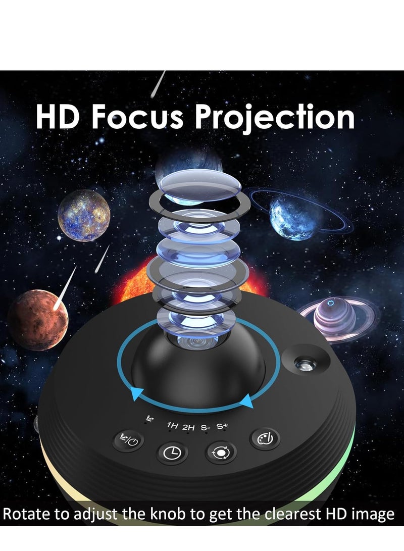 ELTRAZONE Planetarium Star Projector for Bedroom – 4K Starry Sky Projector with 13 Replaceable Galaxy Discs, HD Image, Large Projection Area, Night Light for Kids  Adults, Ceiling Home Decor - Image 4