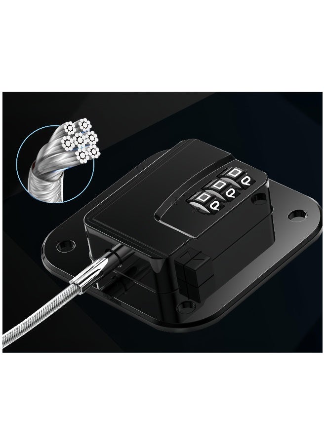 Beauenty Adhesive Password Protection Refrigerator Window Door And Cupboard Cabinet Children Safety Lock - Image 3