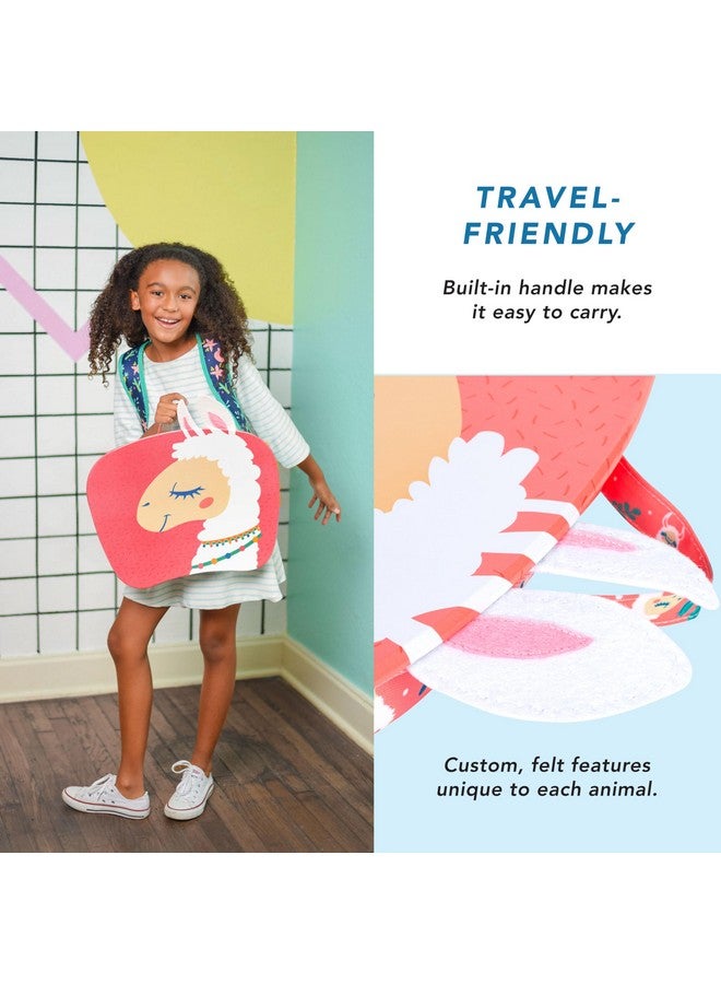 LAPGEAR Lap Pets Lap Desk for Lil’ Kids - Llama - Fits up to 11.6 Inch Laptops - Style No. 46749 - Image 3