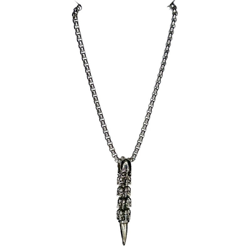 ringzinnie Silver Plated Pendant Necklace for Boys/Men - Stainless Steel Chain for Fashion & Gift - Image 1