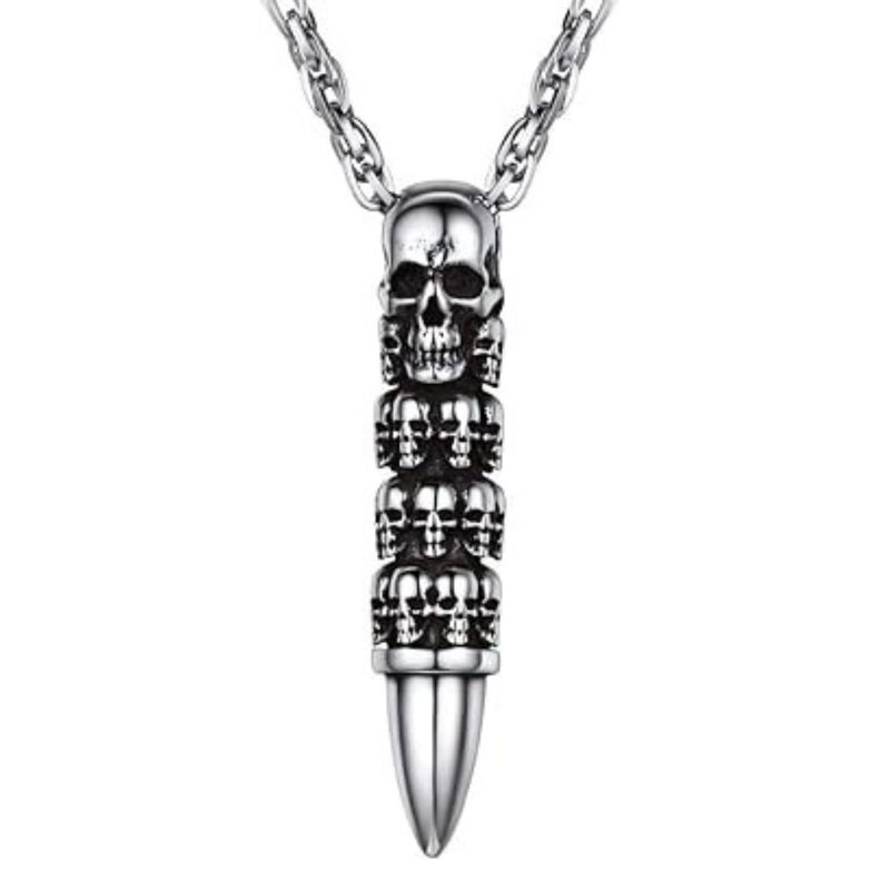 ringzinnie Silver Plated Pendant Necklace for Boys/Men - Stainless Steel Chain for Fashion & Gift - Image 2