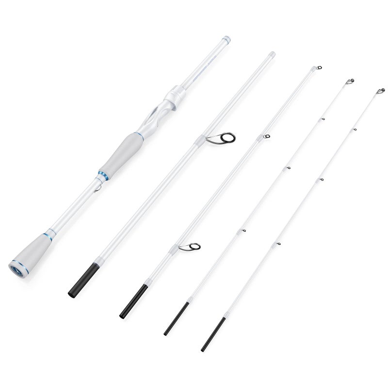 KastKing Centron Lite Travel Fishing Rods, Portable 4/5 Piece Spinning & Casting Rods, Extra Twin-Tip, IM6 Graphite Blanks, Stainless Steel Guides W/Ceramic Rings, Split or Full Rear EVA Handle - Image 1