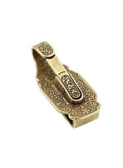 Pack Of 1 Retro Brass Waist Belt Clip Keychain Belt Loop Key Holder Keyring Wallet Chain
