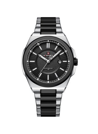 Luxury Black and Silver Stainless Steel Analog Watch for Men with Date Display - pzsku/ZA11BFF4BF3823B3D8CF5Z/45/_/1739938885/c0ee9514-427a-4569-bdcf-c18e273b46a1