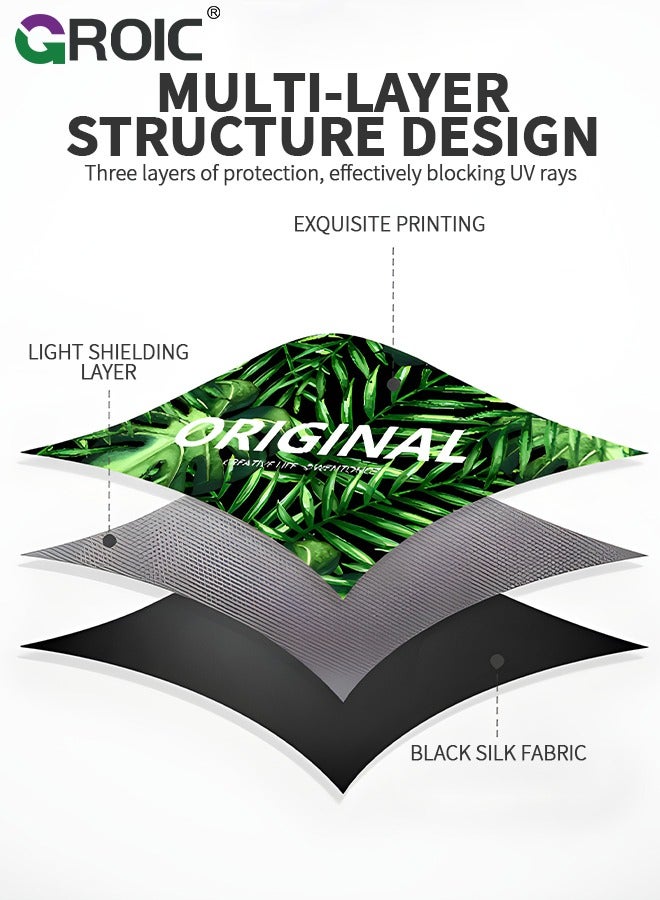 GROIC 2 Pcs Car Side Window Sun Shades, Magnetic Car Sun Shade Curtain for Side Window, Sunshade Protector Protects from Sun Glare Heat Blocks UV Rays Glare Car Interior for Side Window - Image 3