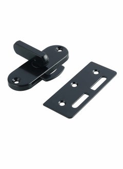 KASTWAVE Stainless Steel Lock, Catch Gate Latches, Heavy Duty Bolt Latch Buckles, for Kitchen Bathroom Moving Sliding Door Windows Bran Doors, Black Finish  - Image 2