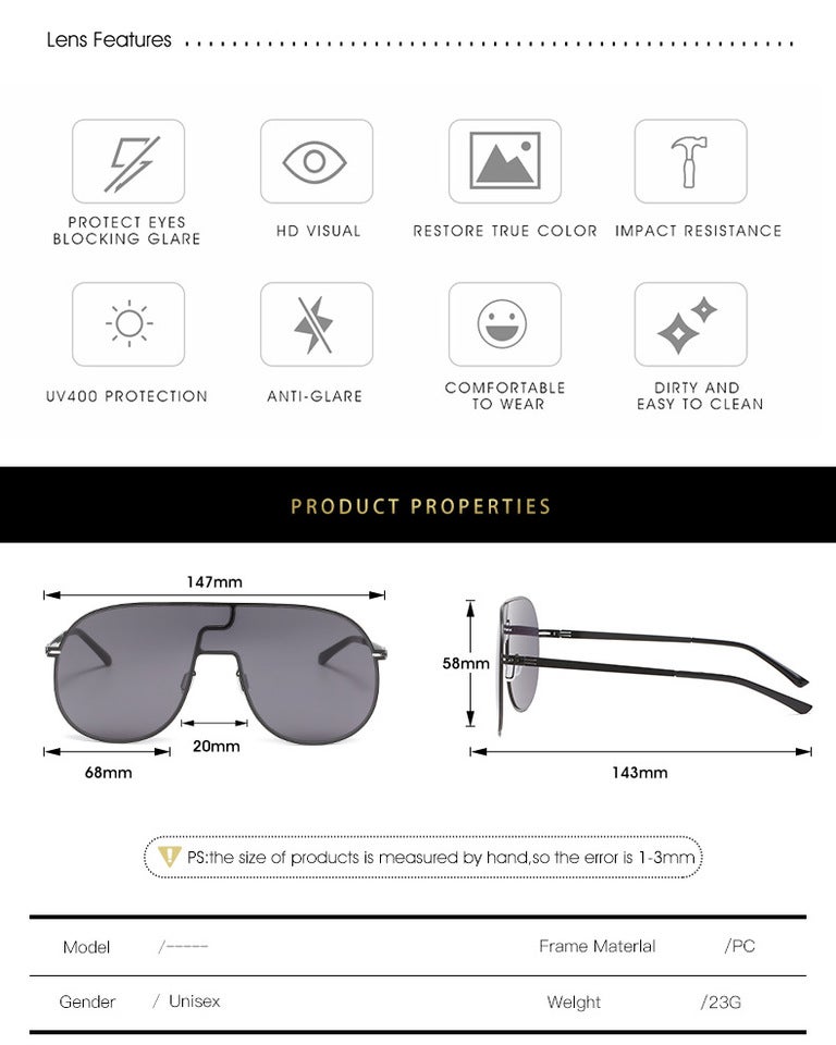 Sunglasses UV Protection Fashion 3072 - Image 4