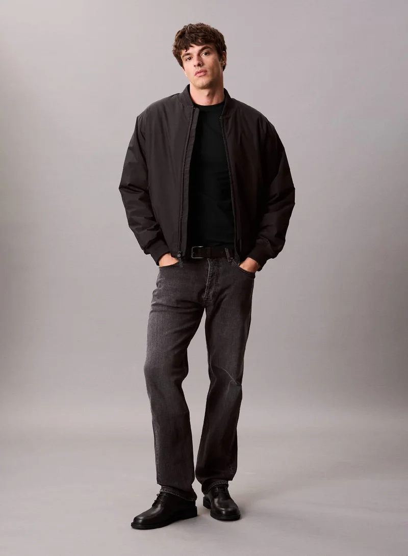 CALVIN KLEIN black Slim Liquid Touch Crewneck T-Shirt for Men | Best Price UAE