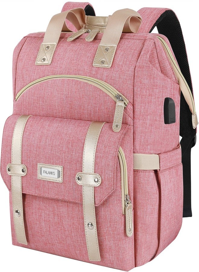 FALANKO Laptop Backpack for Women,Large Computer Backpack 17 Inch Laptop with USB Charging Port, Water Resistant Teacher work nurse Doctor Bookbag - Image 1