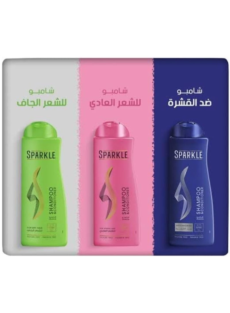 سباركل شامبو وبلسم 2 في 1 بزيت المنك الطبيعي للشعر العادي - (170 مل) - Image 3