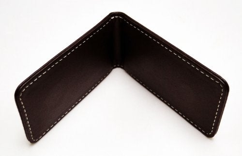 Tapp Collections Fine Leather Magnetic Money Clip - Brown - Image 5