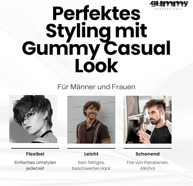 Gummy شمع تصفيف مطاطي 150 مل ثبات فائق - Image 3