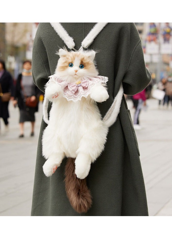 Simulation Ragdoll Cat Backpack Kitten Doll Doll Plush Doll Toy Birthday Gift Female  - Image 2