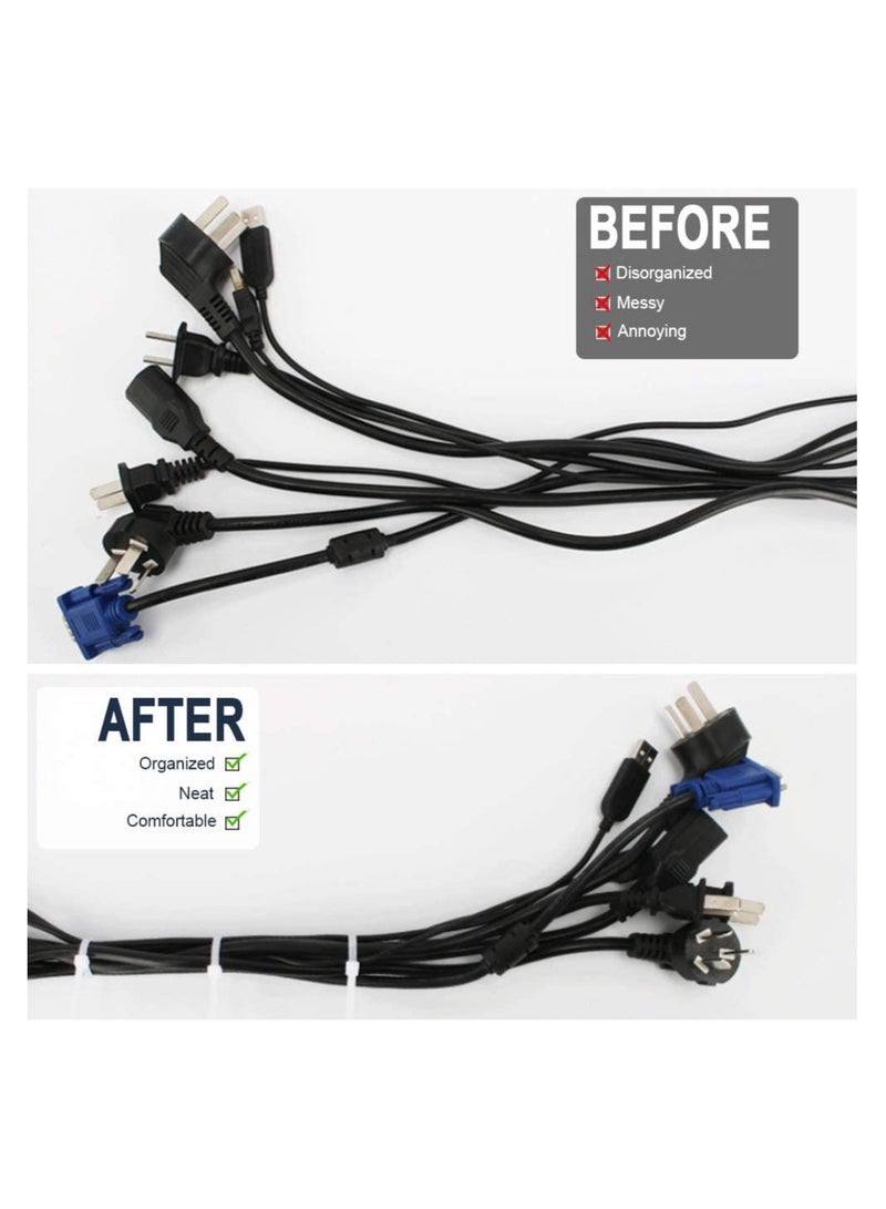 Loquat 50-Piece Zip Tie Adhesive Mounts Self Adhesive Cable Tie Base Holders - Image 5