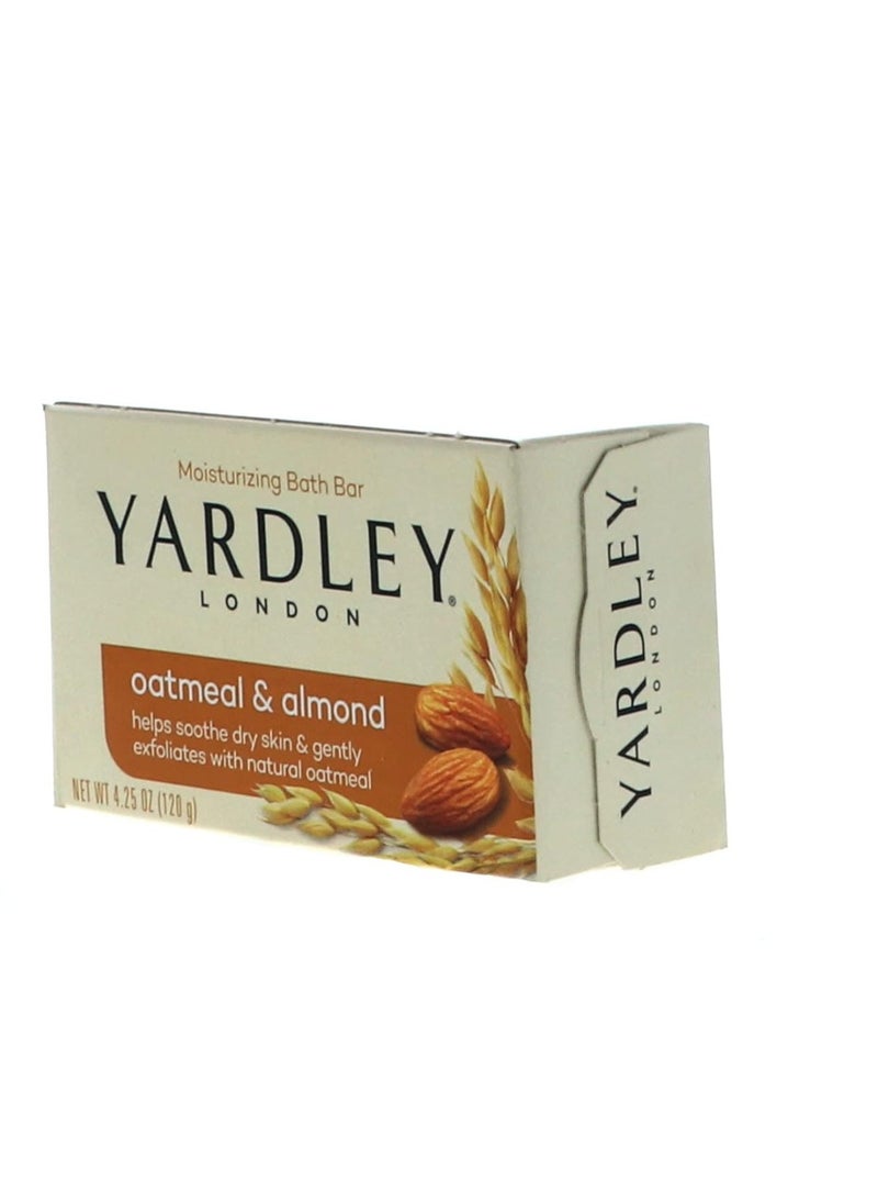Yardley Yardley of London Naturally Moisturizing Bar Soap Oatmeal & Almond 3+1 Free  - Image 2