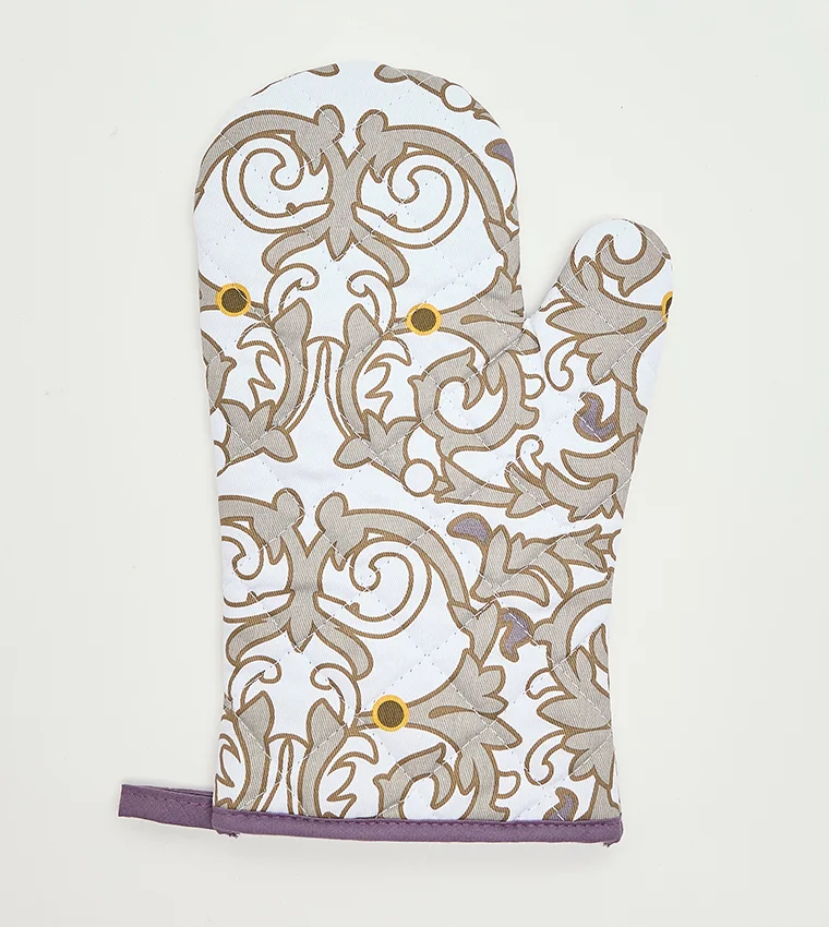 Sur La Table Oven Glove 17x30cm White/Silver