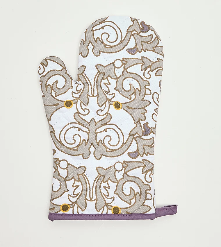 Sur La Table Oven Glove 17x30cm White/Silver