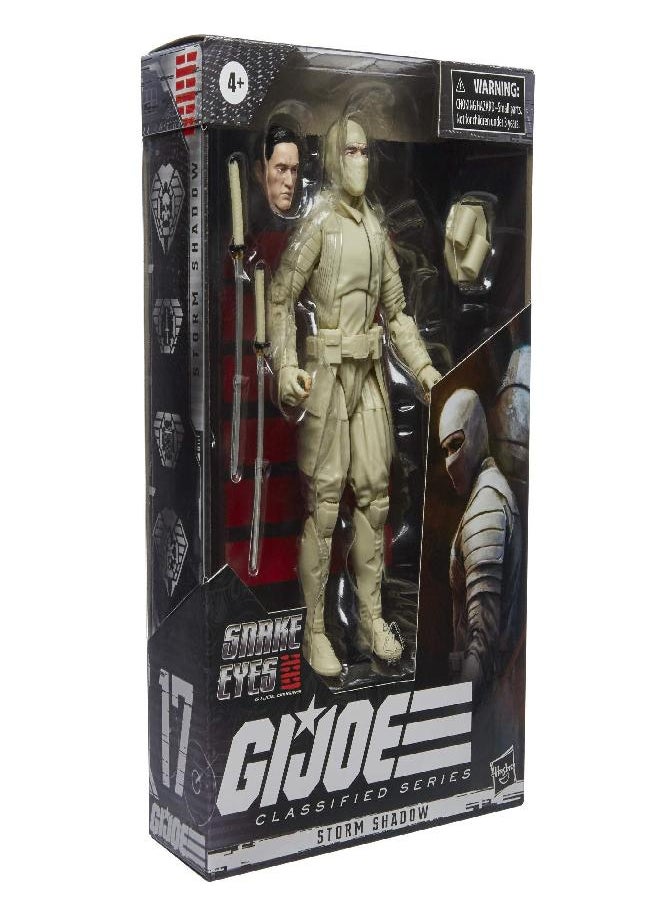G. I. Joe - G.I. Joe Classified Series Snake Eyes: G.I. Joe Origins Storm Shadow Action Figure 17, Premium 6-Inch Scale Toy with Custom Package Art , White - Image 1