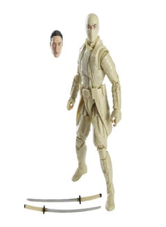 G.I. Joe Classified Series Snake Eyes: G.I. Joe Origins Storm Shadow Action Figure 17, Premium 6-Inch Scale Toy with Custom Package Art , White