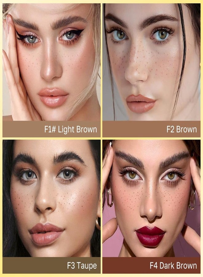 CAKAILA Taupe Freckle Stamp with Eyeliner Pen,Natural Lifelike Freckle Makeup Pen Magic Freckle Color,Waterproof Longlasting Fake Freckles Stain Marker Pencil Face Decoration for Sunkissed Makeup,Vegan - Image 5