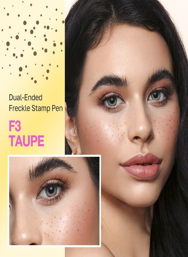 CAKAILA Taupe Freckle Stamp with Eyeliner Pen,Natural Lifelike Freckle Makeup Pen Magic Freckle Color,Waterproof Longlasting Fake Freckles Stain Marker Pencil Face Decoration for Sunkissed Makeup,Vegan - Image 2