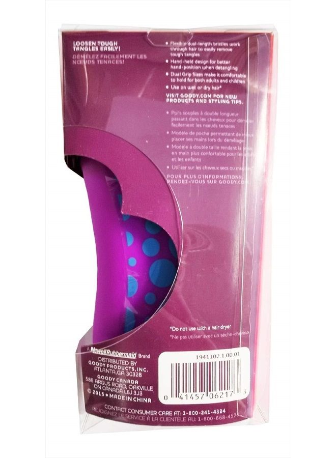 Goody TANGLEFIX Lightweight Tear Free Styling Brush, Dual Size Design (Colors May Vary) - Image 4