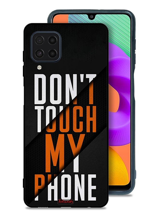 Tolwak Samsung Galaxy F22 Protective Case Cover Do Not Touch My Phone - Image 1
