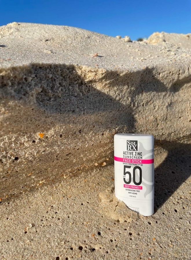 solrx MINERAL SPF 50 Sunscreen Stick for Face - Zinc Oxide Sunsceen Stick, Clear, Non-Greasy - Image 2