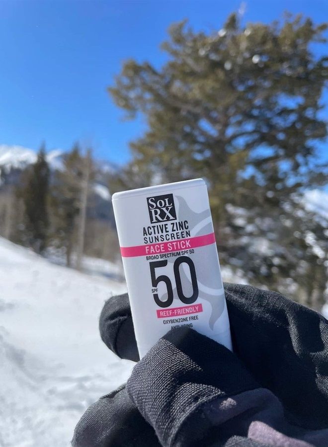 solrx MINERAL SPF 50 Sunscreen Stick for Face - Zinc Oxide Sunsceen Stick, Clear, Non-Greasy - Image 4