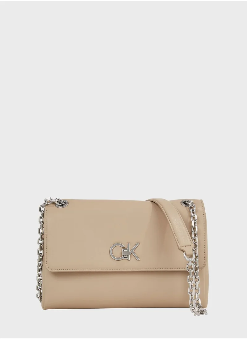 CALVIN KLEIN Re Lock Flap Over Crossbody