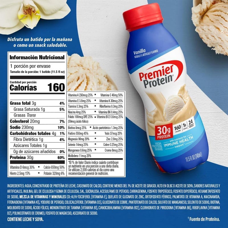 Premier Protein Shake Vanilla - 12 Pack - Image 2