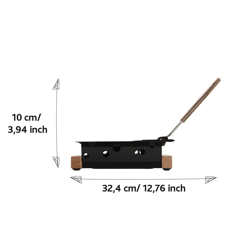 BOSKA Boska Raclette Grilling Set - Partyclette To Go Set - Suitable for Cheese, Meat, Fish, and Vegetables - Portable Non-Stick - Dishwasher Safe Wedding Registry Items  - Image 5