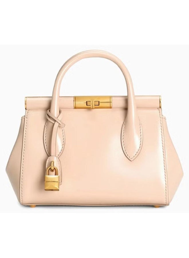 D&G Dolce & Gabbana Marlene Top-handle Bag, Women's Tote Bag, Women's Hand Bag, Women's Shoulder Bag, Women's Cross Body Bag, Women's Travel Bag, Light-Pink-24cm - Image 3