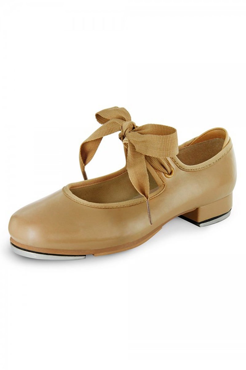 Bloch Girls Annie Tyette Dance Shoe, Brown Tan, 12 Little Kid - Image 1