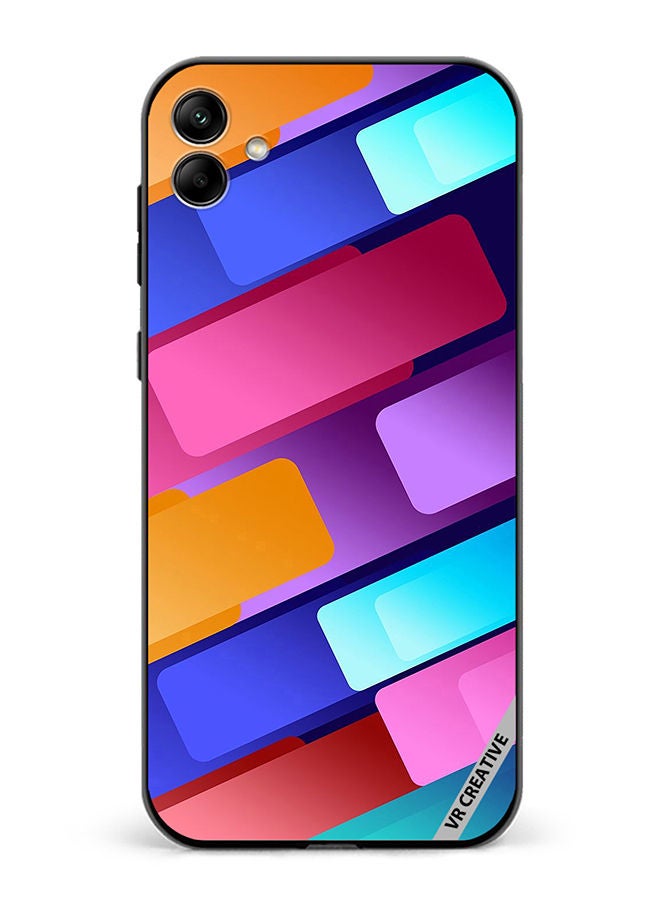 VR CREATIVE Protective Case Cover For Samsung Galaxy A04 Abstract Design Multicolour - Image 1