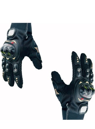 Motorcycle Gloves for Men & Women, Full Finger Motorbike Gloves Anti-slip Outdoor Hard Knuckle Leather Gloves for ATV Motocross Riding Hiking Climbing Training-Black - pzsku/ZA11D6E39A2FC4ED7399DZ/45/_/1734240610/84963557-ebb4-4938-ae84-558a52b46884