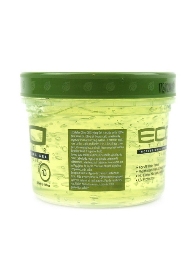 إيكو جل تصفيف الشعر إيكو ستايلر بزيت الزيتون 12 أونصة 355 مل - Image 2