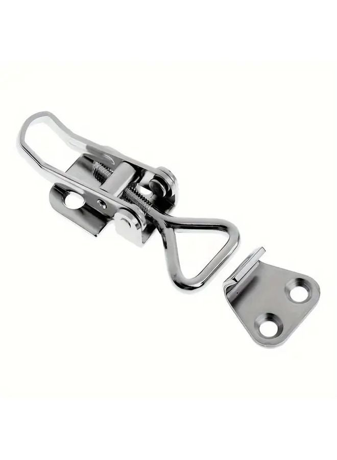 2pcs Stainless Steel Toggle Latch Lock Hasp Fast Lock Telescopic Buckles - Image 5